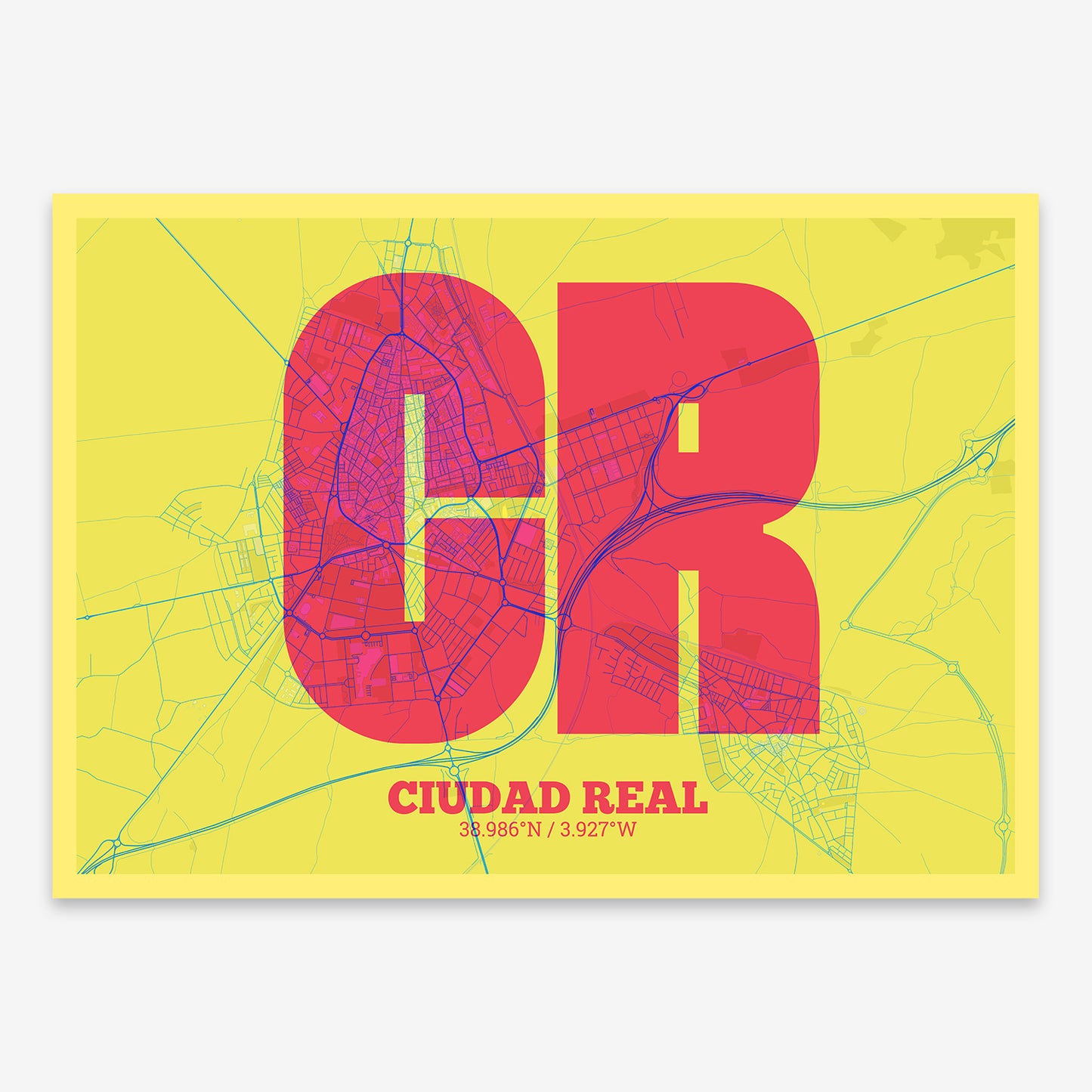 Ciudad Real Map V02 Miami / Frame / Yes