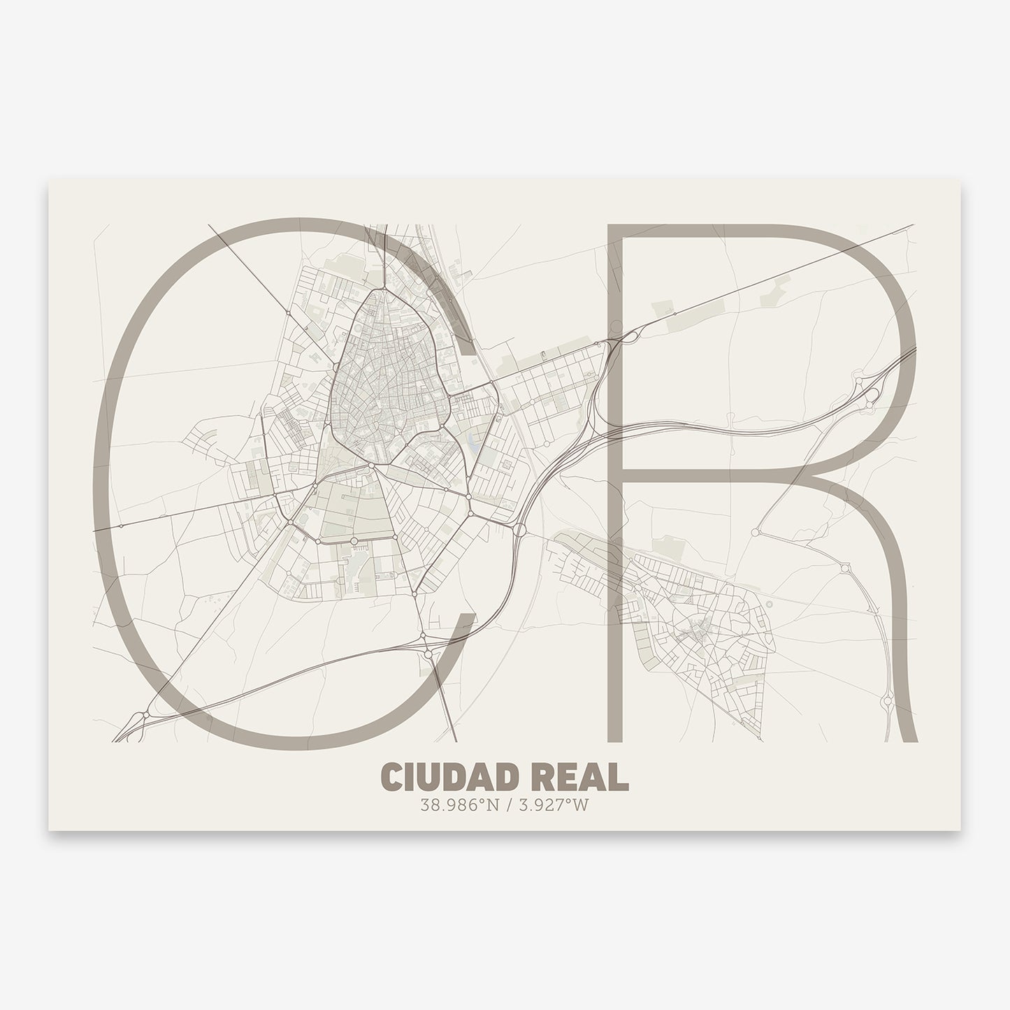 Ciudad Real Map V07 rustic