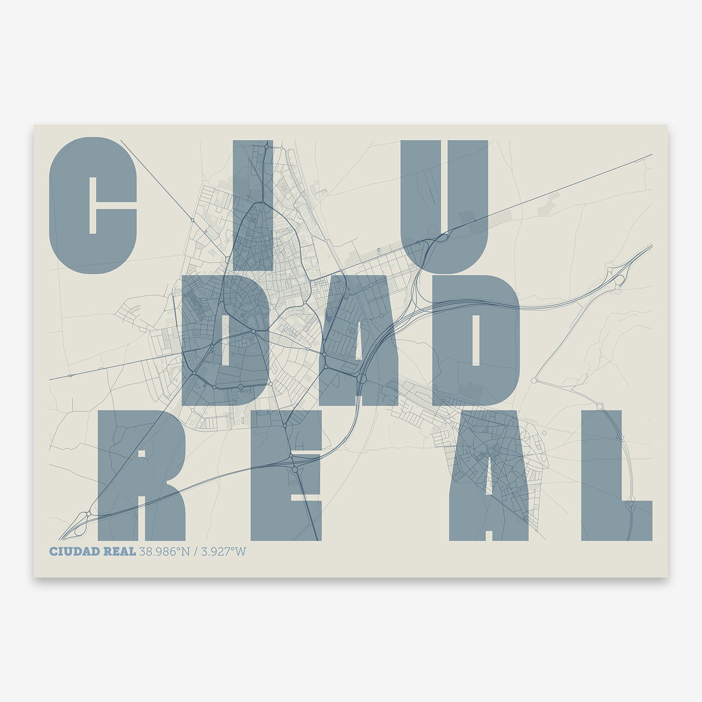 Ciudad Real Map V08 Seaside / No Frame / No