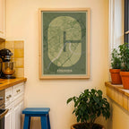 Decorative print of Cordoba – Modern typographic art