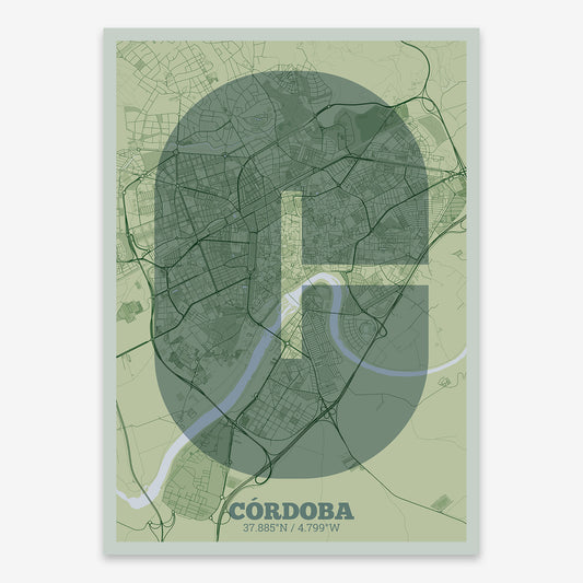 Cordoba Map V02 Kyoto / No Frame / No