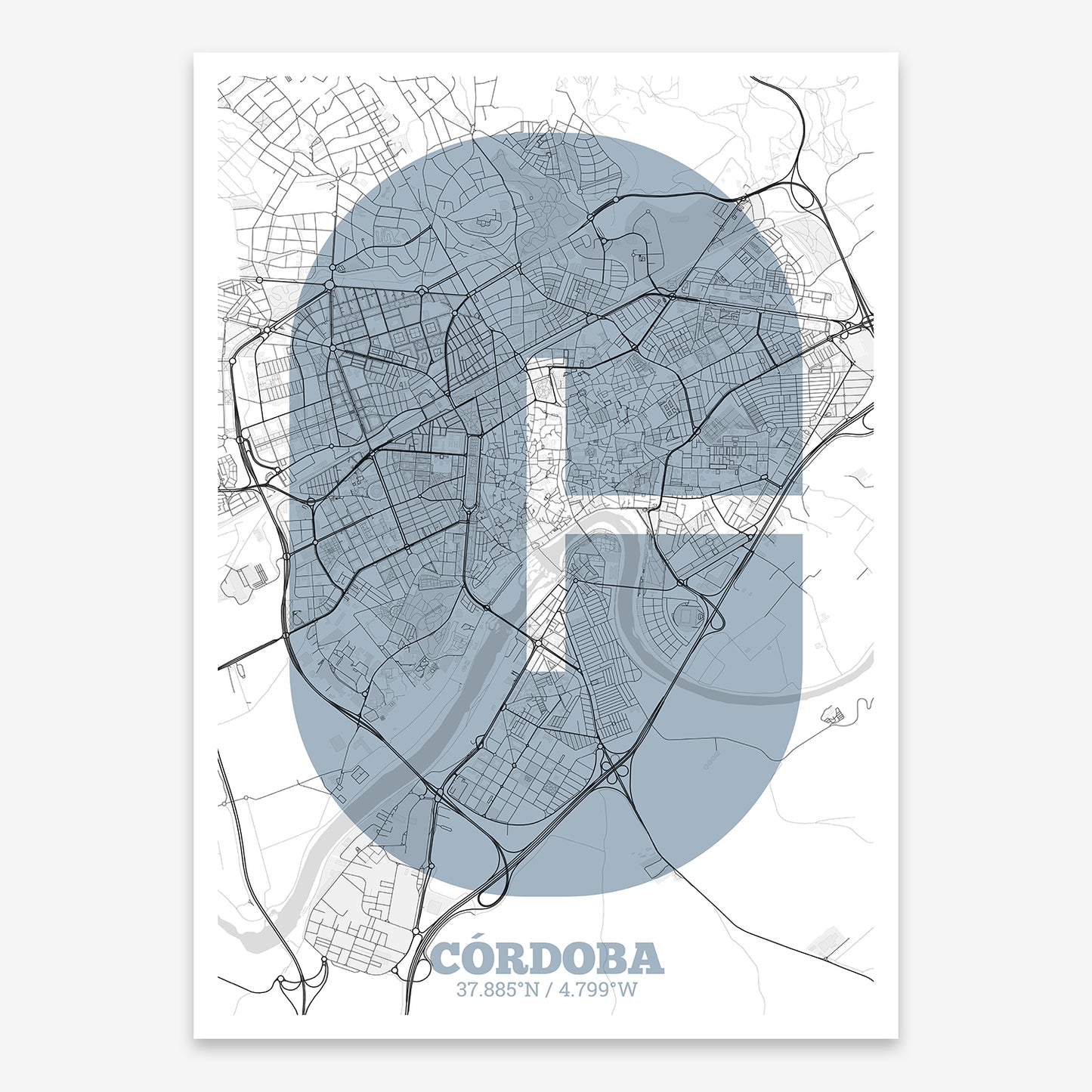 Cordoba Map V02 Urban / No Frame / No