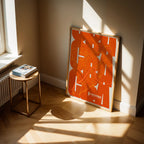 Artistic poster of Cordoba with geometric typography - Custom decoration