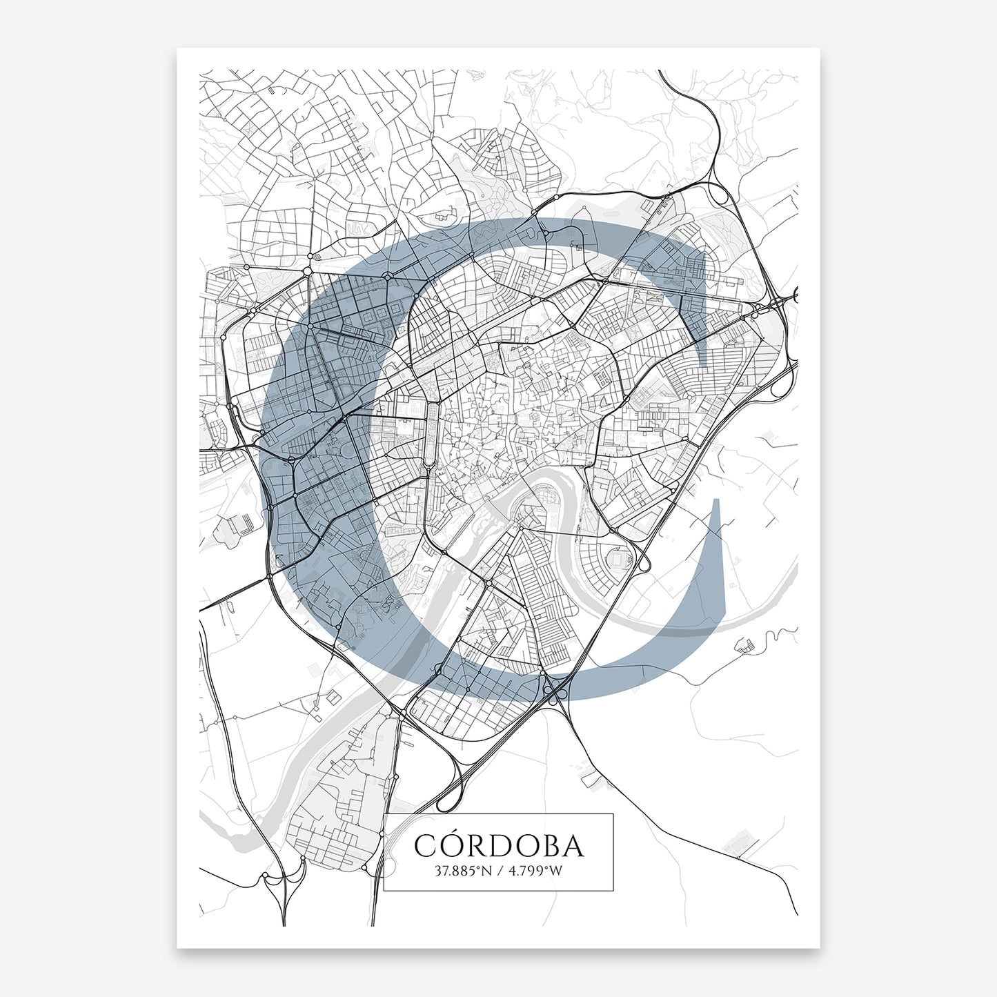 Cordoba Map V06 Urban / Frame / Yes