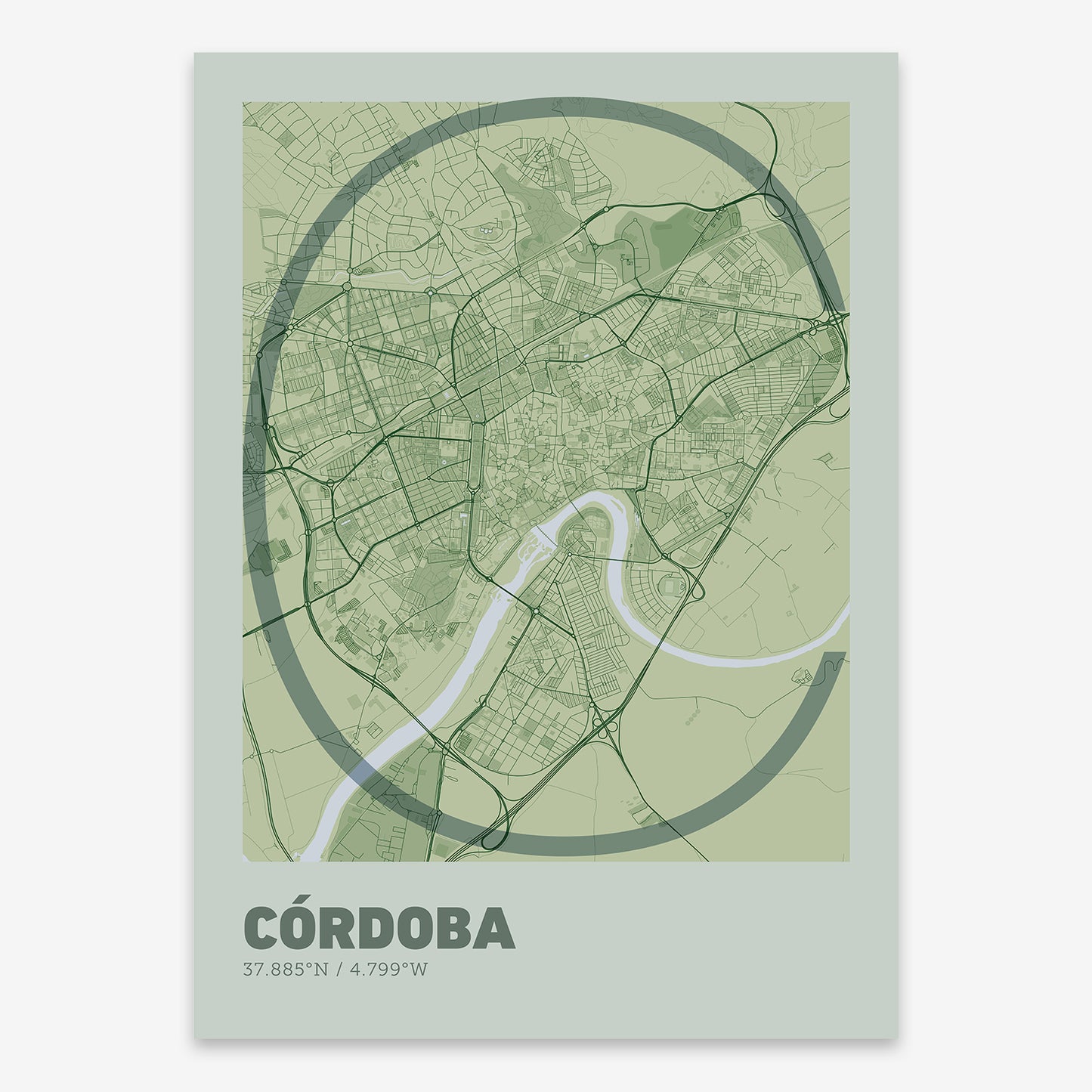 Cordoba Map V07 Kyoto / No Frame / No