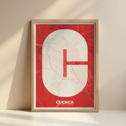 Lámina decorativa de Cuenca – "La Súper Bold"