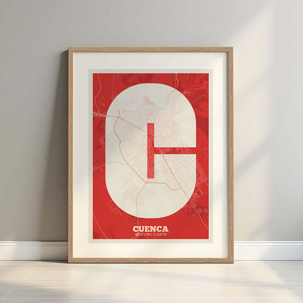 Lámina decorativa de Cuenca – "La Súper Bold"