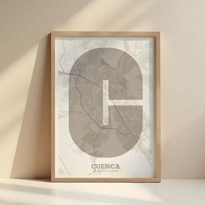 Lámina decorativa de Cuenca – "La Súper Bold"