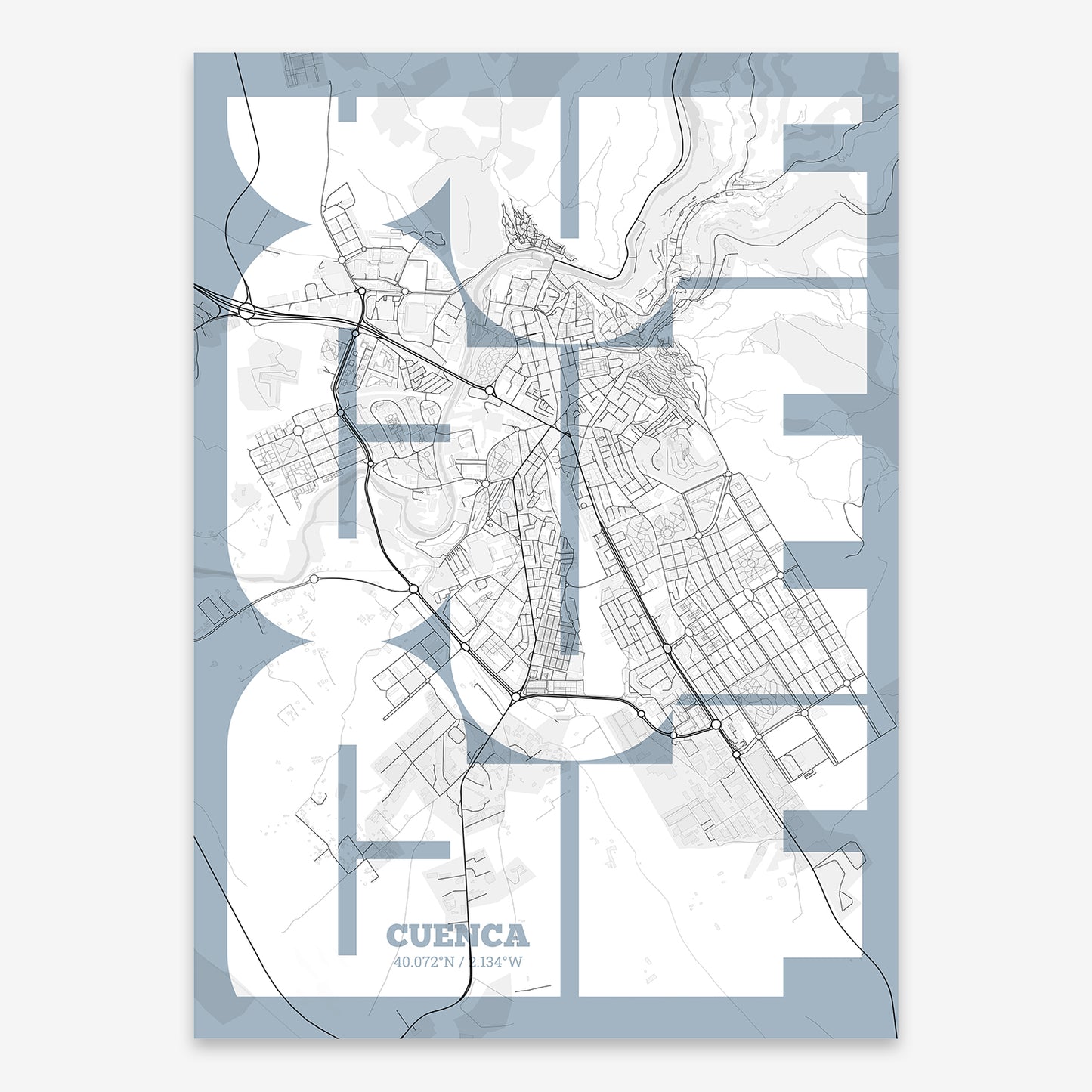 Cuenca Map V03 Urban / Frame / Yes