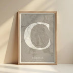 Lámina elegante de Cuenca – Póster minimalista y sofisticado