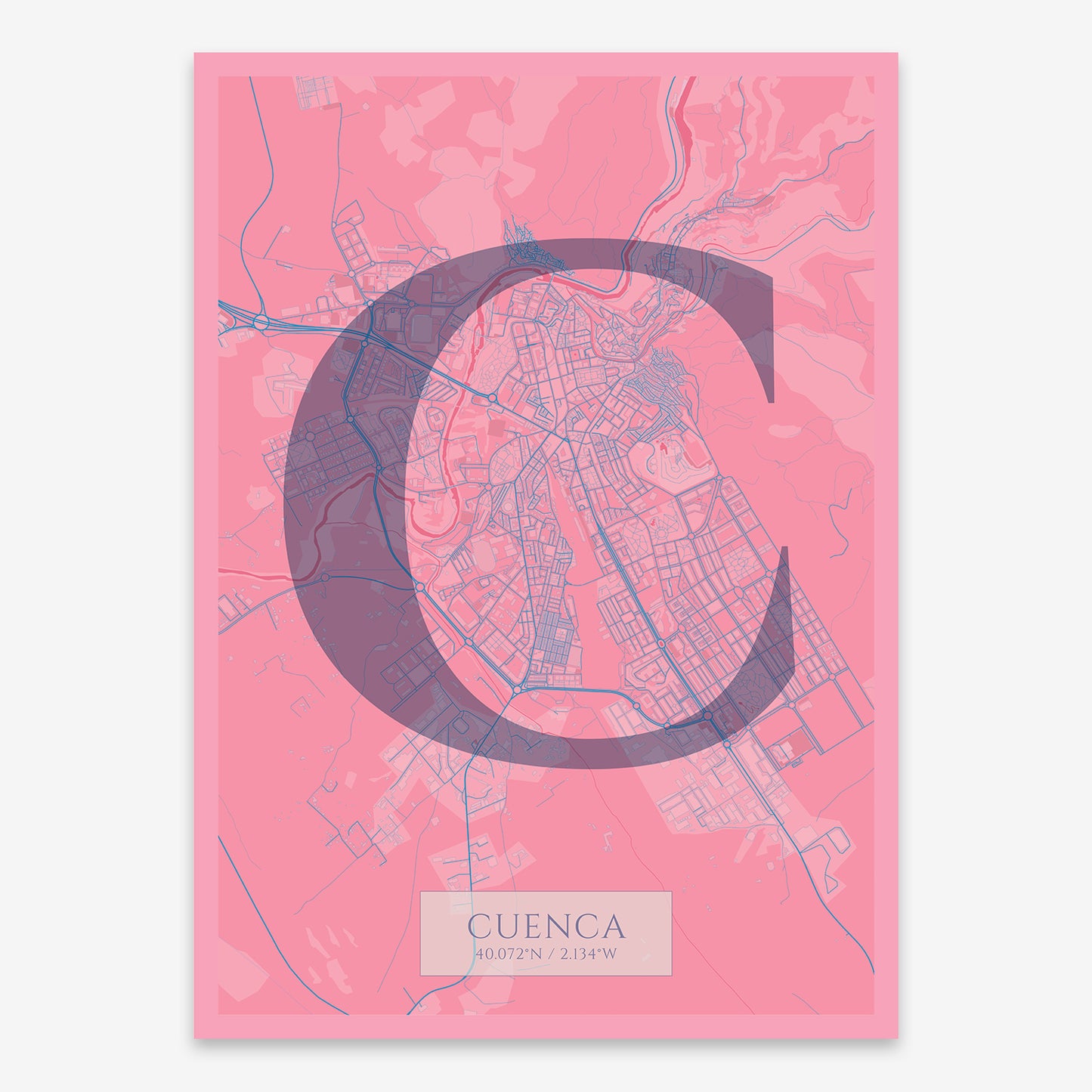 Cuenca Map V06 Tuscan / Frame / Yes