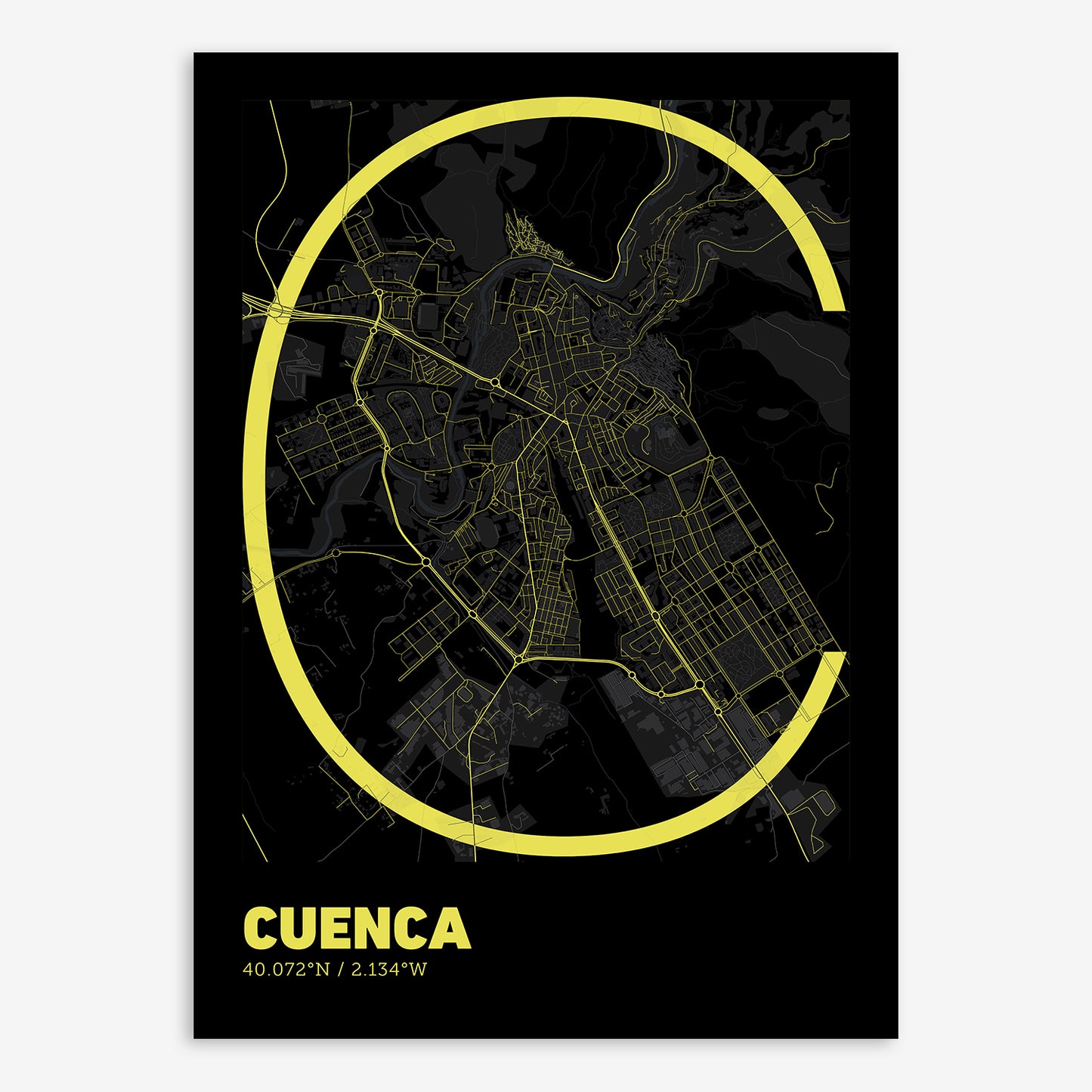 Cuenca Map V07 Night / No Frame / No