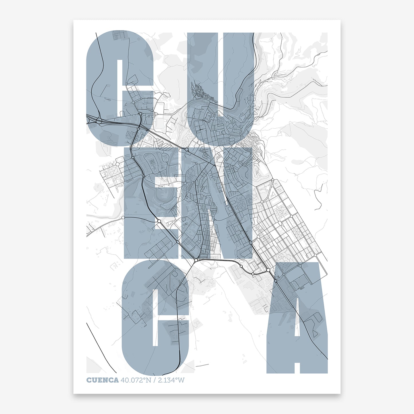 Cuenca Map V08 Urban / Frame / Yes