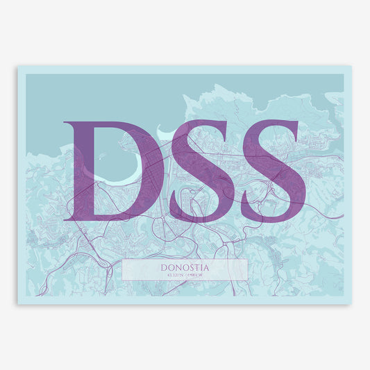 Donostia Map V06 shabby