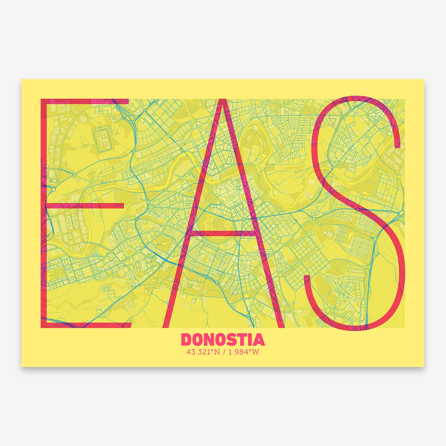 Donostia Map V07 Miami / Frame / Yes