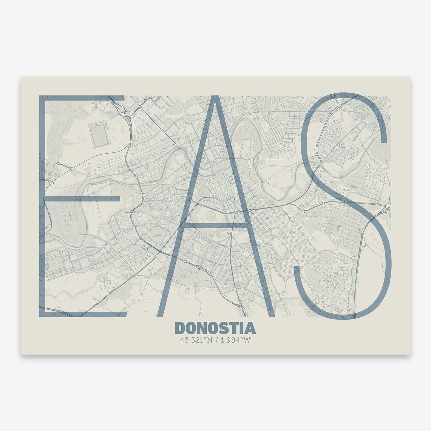 Donostia Map V07 Seaside / Frame / No