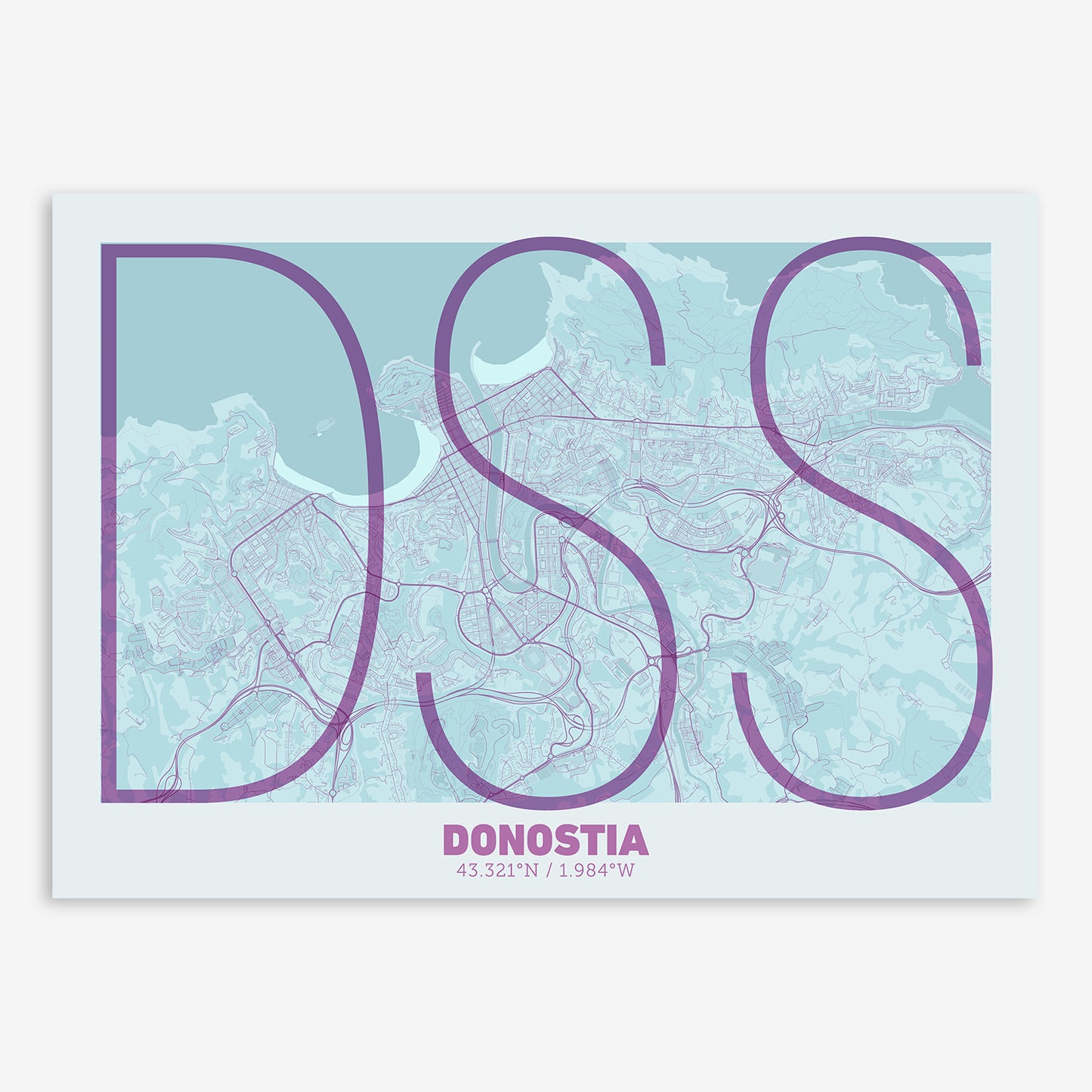 Donostia Map V07 shabby