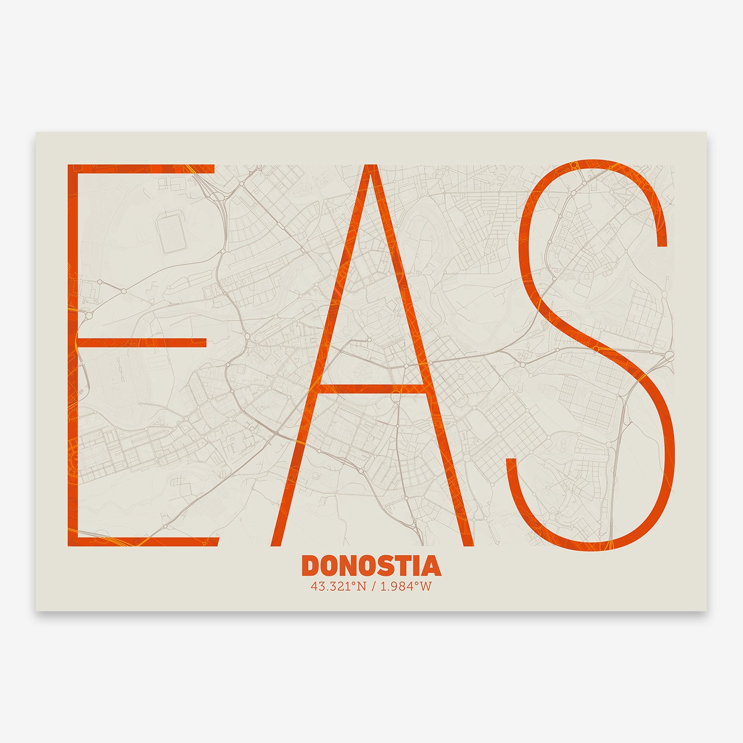 Donostia Map V07 Tribal / Frame / No