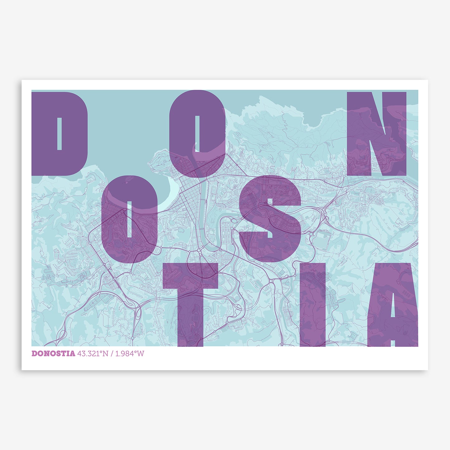 Donostia Map V08 shabby