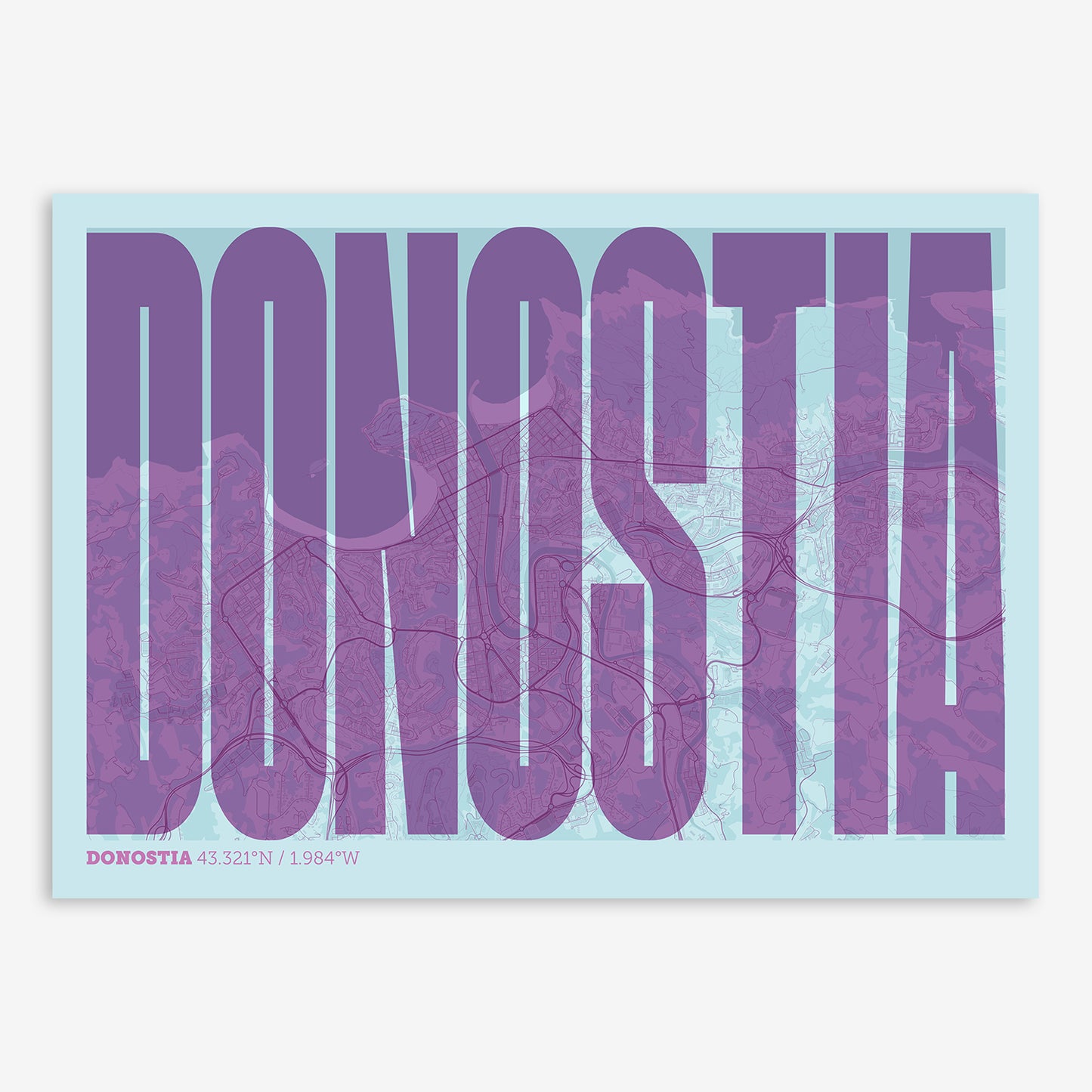 Donostia Map V09 shabby