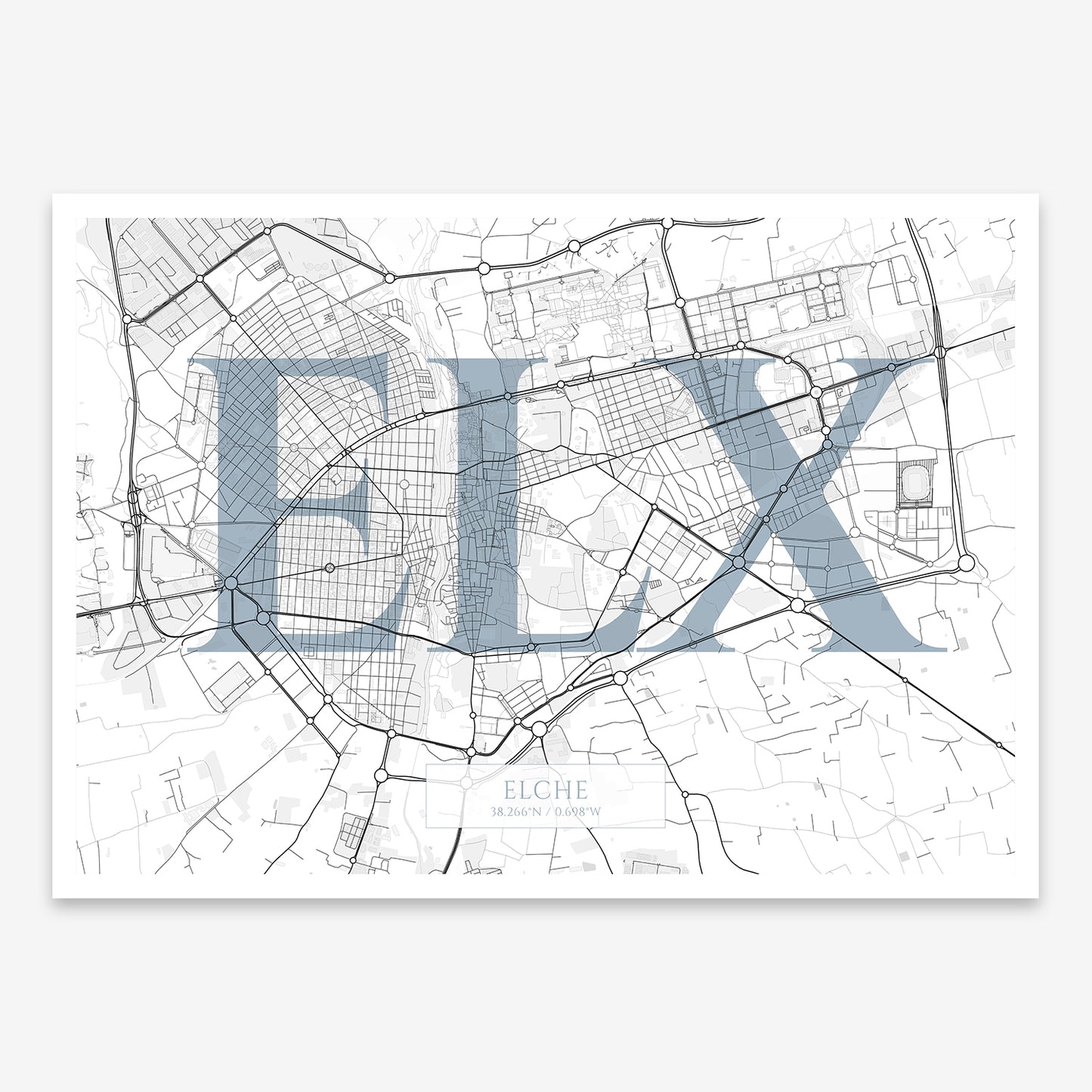 Elche Map V06 Urban / No Frame / No