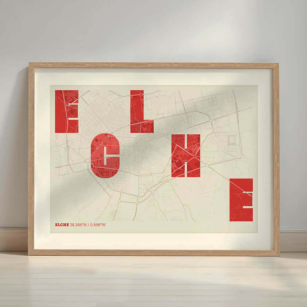 Mapa artístico de Elche – "Cada Letra a su Aire"