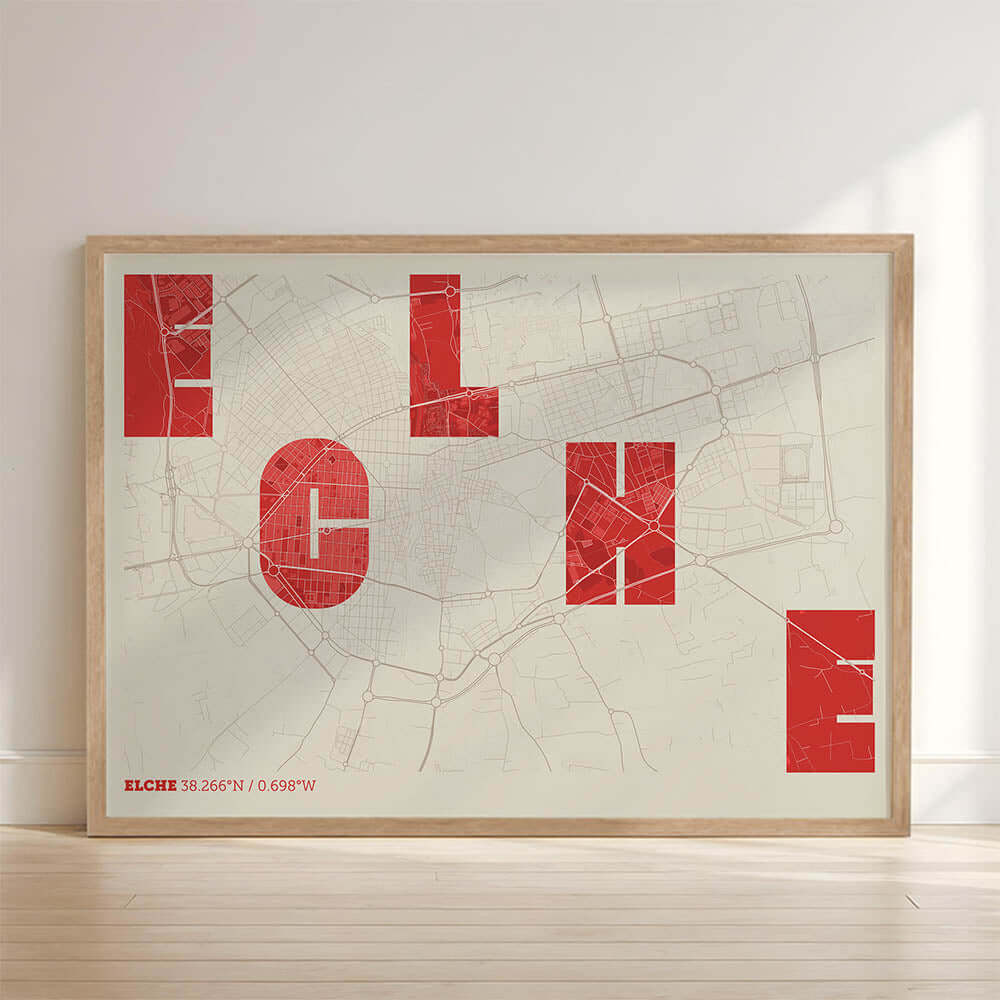 Mapa artístico de Elche – "Cada Letra a su Aire"
