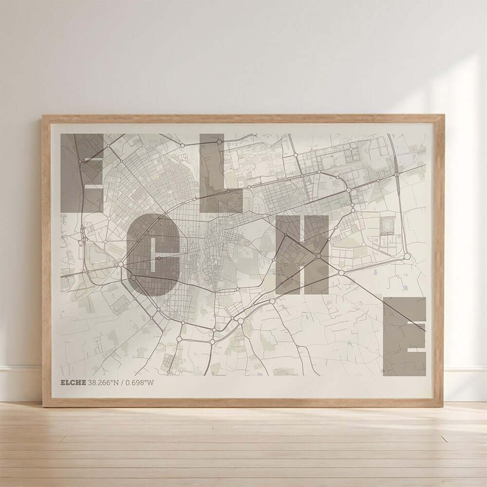 Mapa artístico de Elche – "Cada Letra a su Aire"