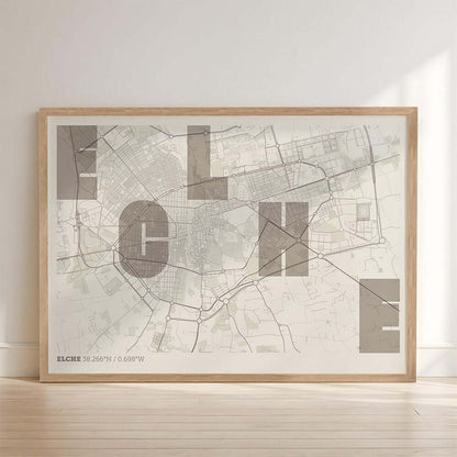 Mapa artístico de Elche – "Cada Letra a su Aire"