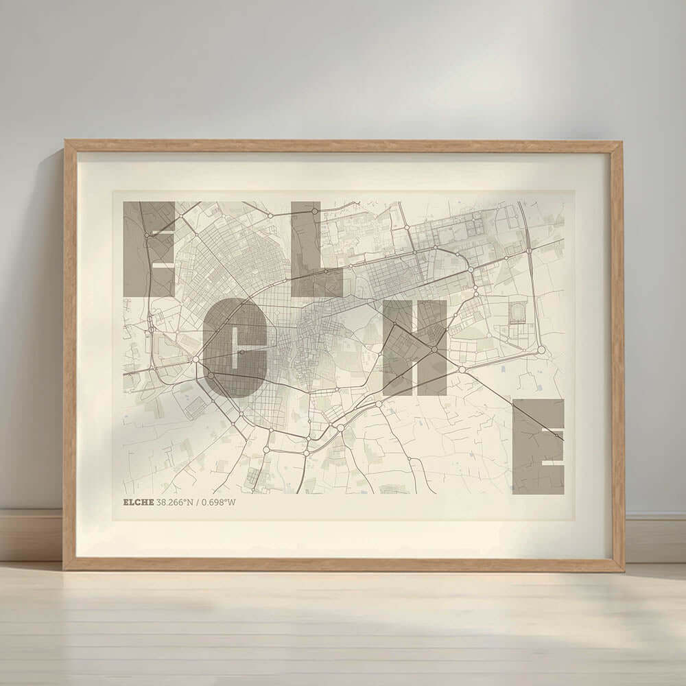 Mapa artístico de Elche – "Cada Letra a su Aire"