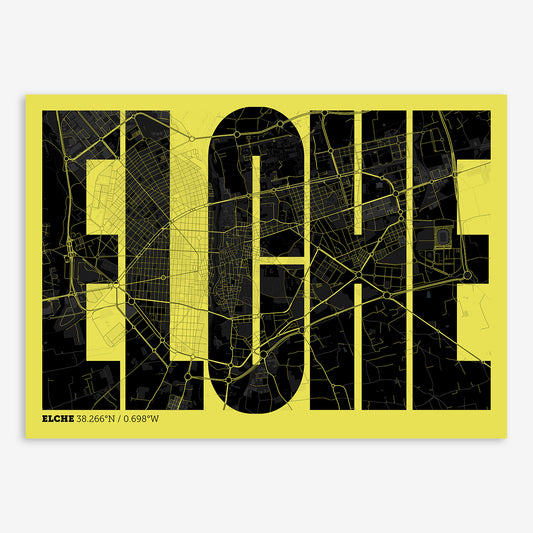 Elche Map V09 Night / Frame / Yes