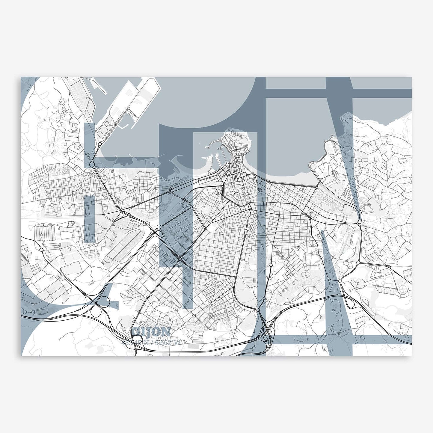 Gijon Map V03 urban