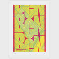 Barrio Gótico Map Art Print typographic print, Inseparable design
