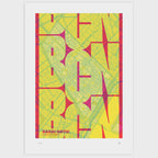Barrio Gótico Map Art Print typographic print, Inseparable design