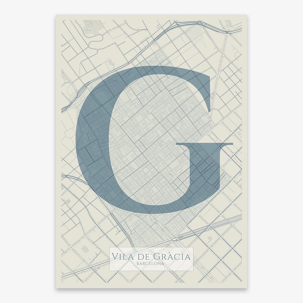 Elegant Barcelona Print – Minimalist and Sophisticated Poster