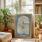 Decorative print of Granada – Modern typographic art