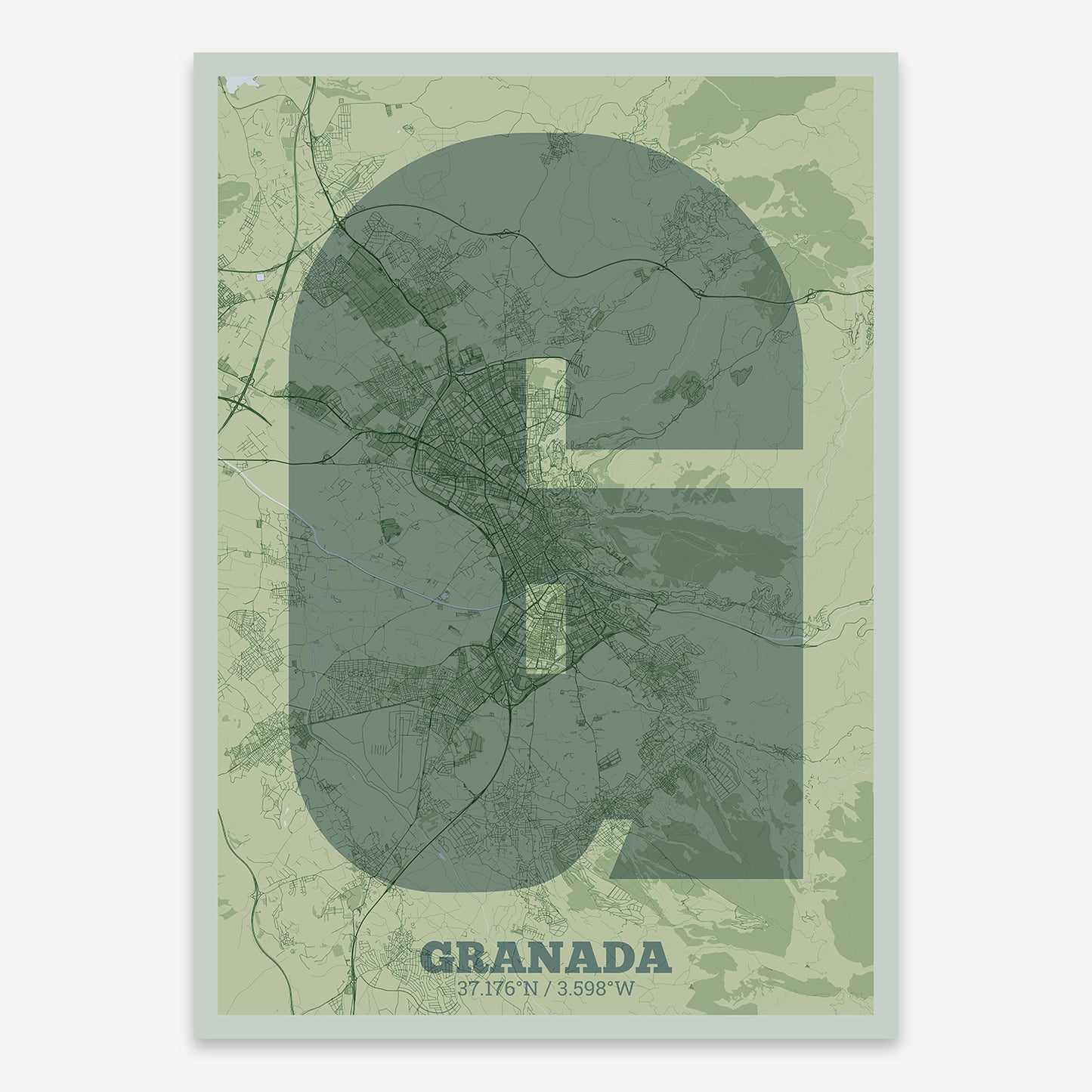 Granada Map V02 Kyoto / Frame / No