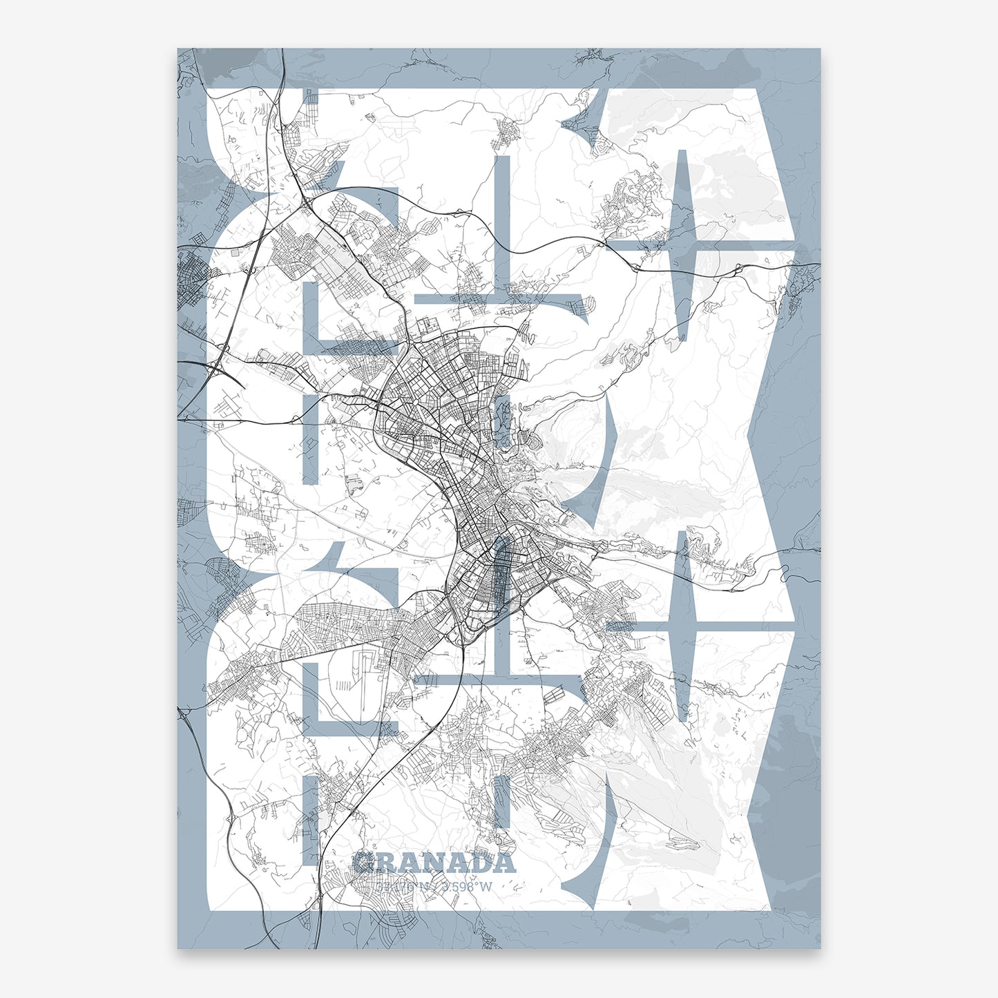 Granada Map V03 Urban / No Frame / No