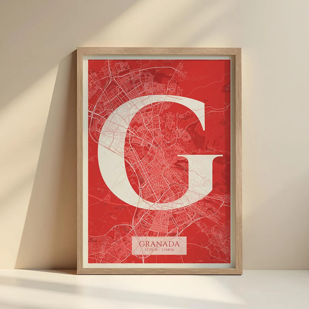 Elegant Granada Print – Minimalist and Sophisticated Poster