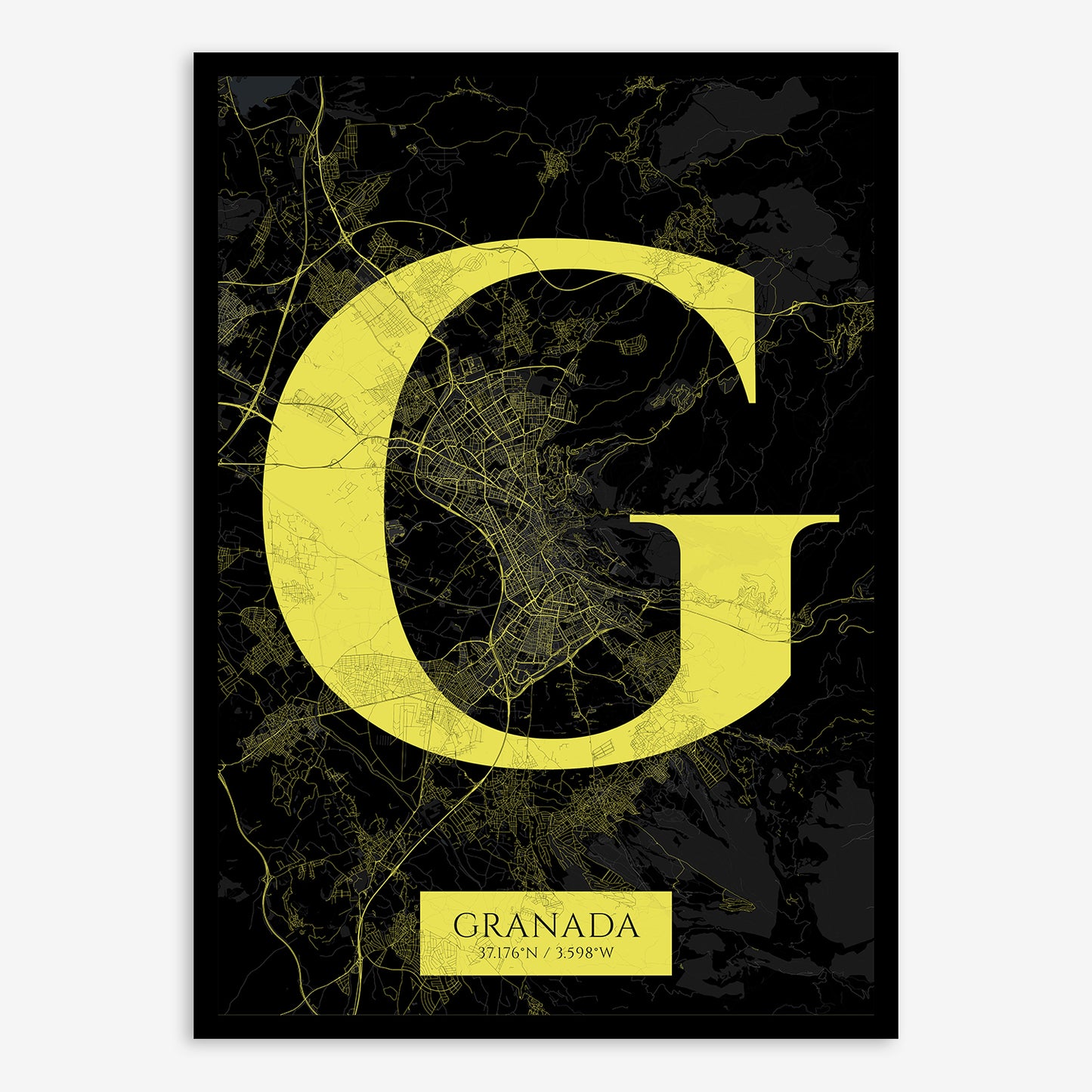 Granada Map V06 Night / Frame / Yes