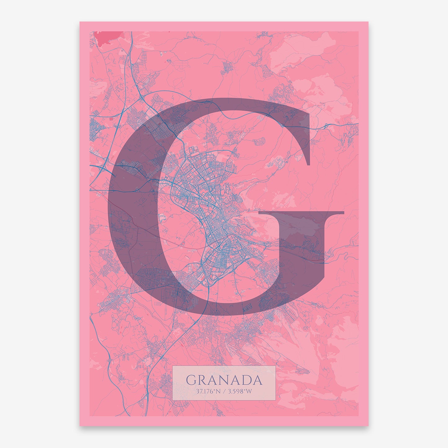 Granada Map V06 Tuscan / Frame / Yes