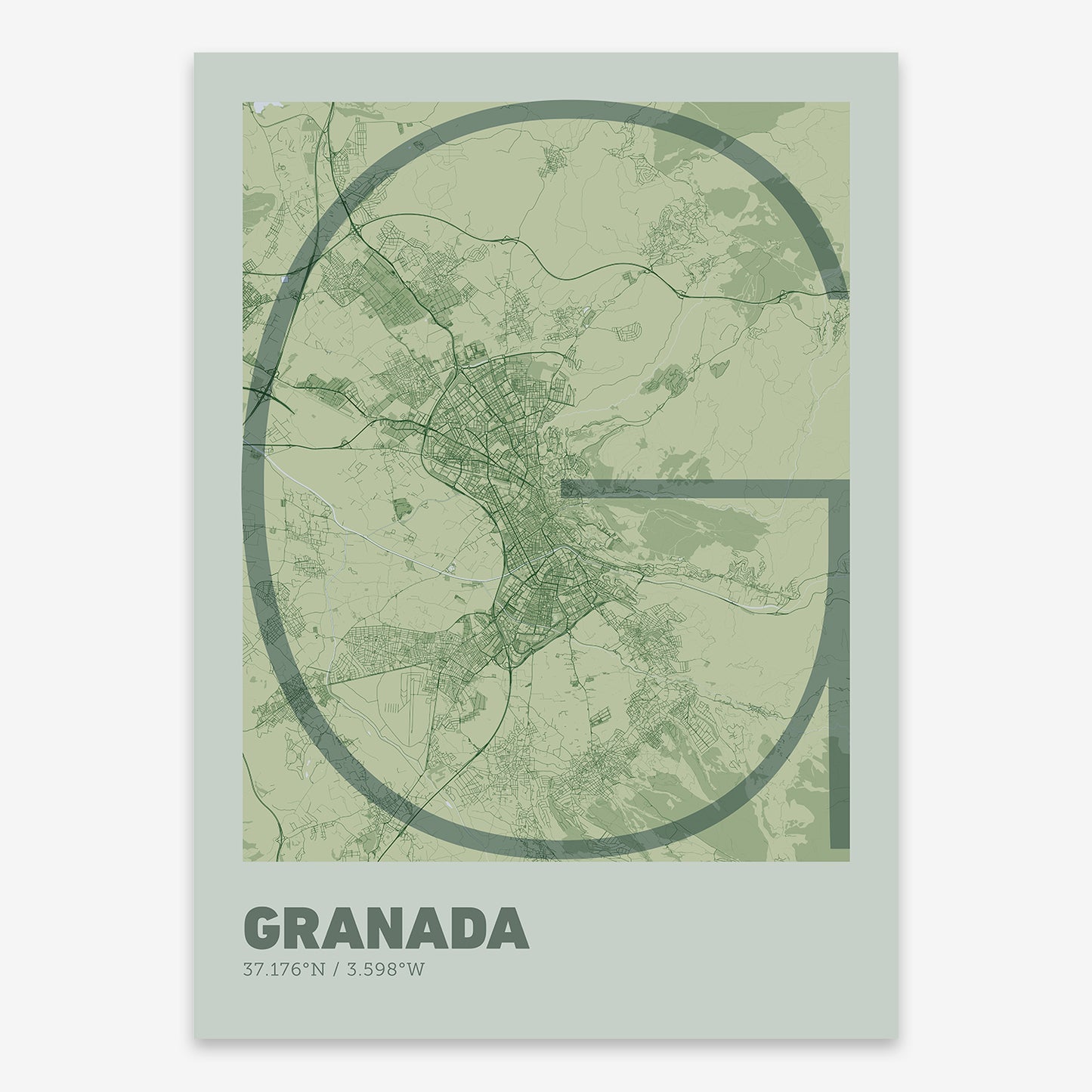 Granada Map V07 Kyoto / No Frame / No