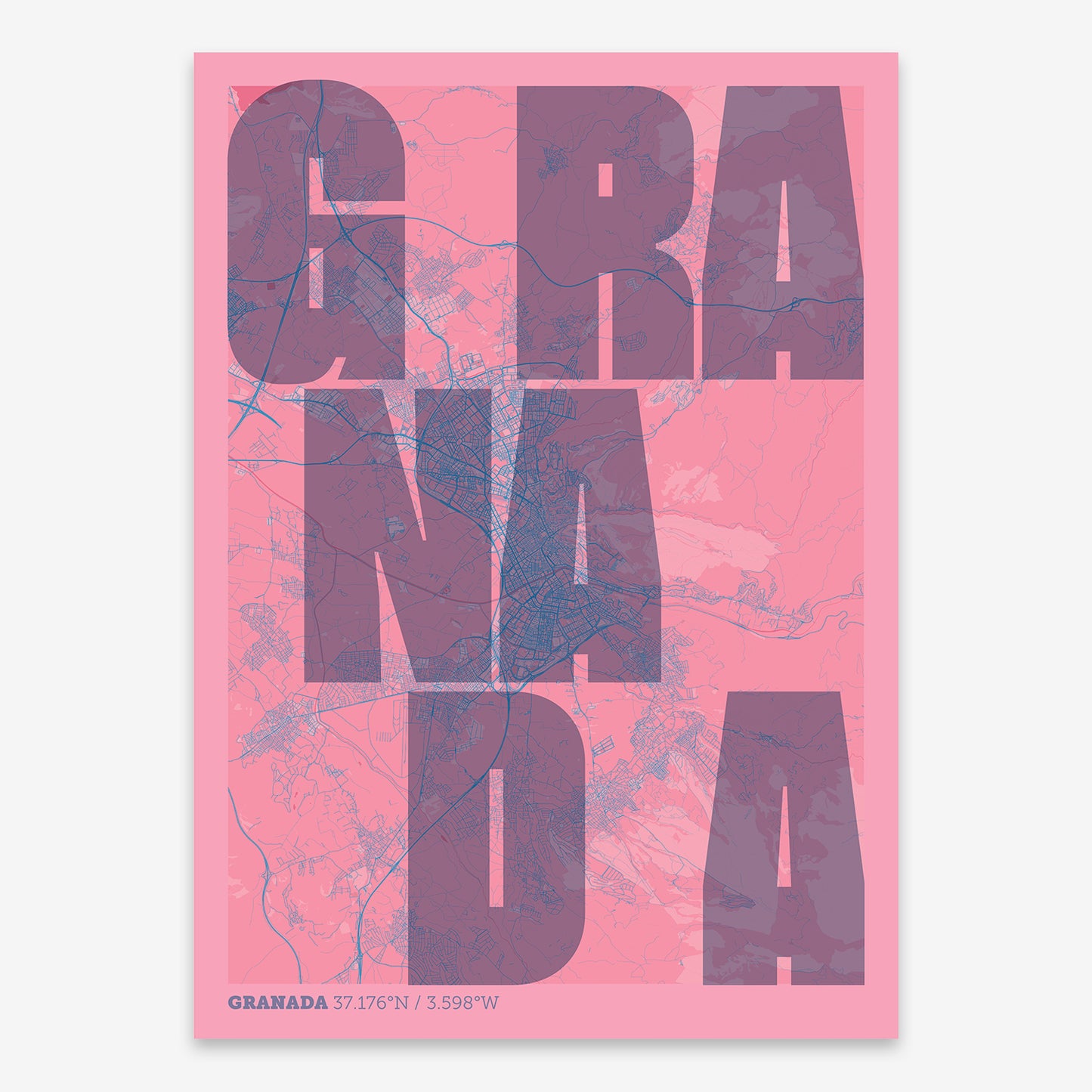 Granada Map V08 Tuscan / No Frame / No