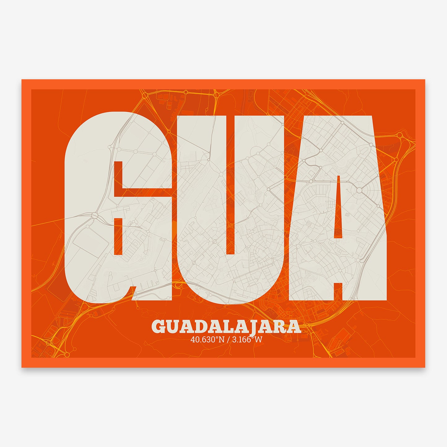 Guadalajara Map V02 Tribal / No Frame / No