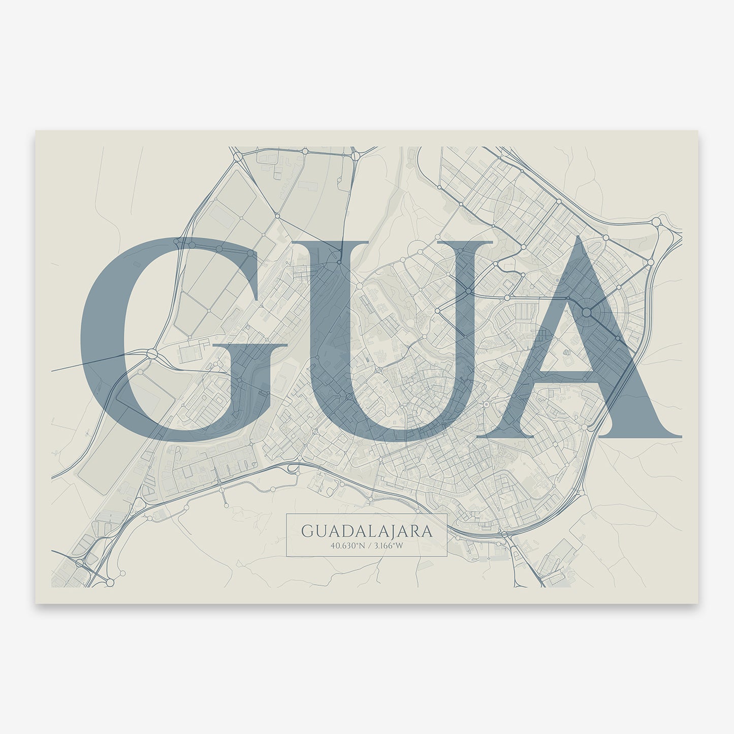 Guadalajara Map V06 Seaside / Frame / Yes