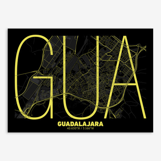 Guadalajara Map V07 night