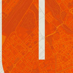 Detalle de la lámina tipográfica de Guadalajara, textura del papel Giclée