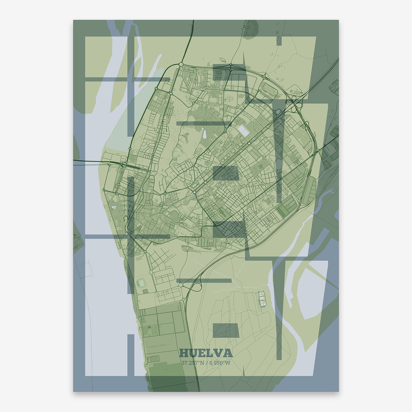 Huelva Map V03 Kyoto / Frame / Yes