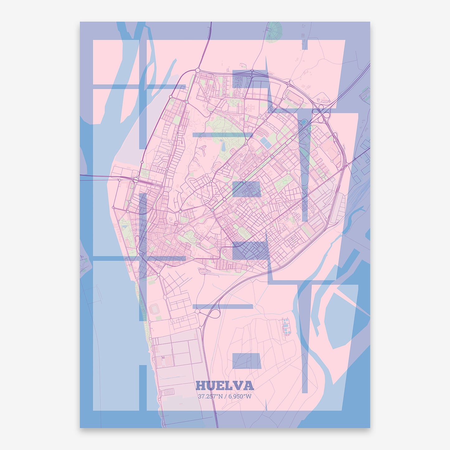 Huelva Map V03 Nursery / Frame / No