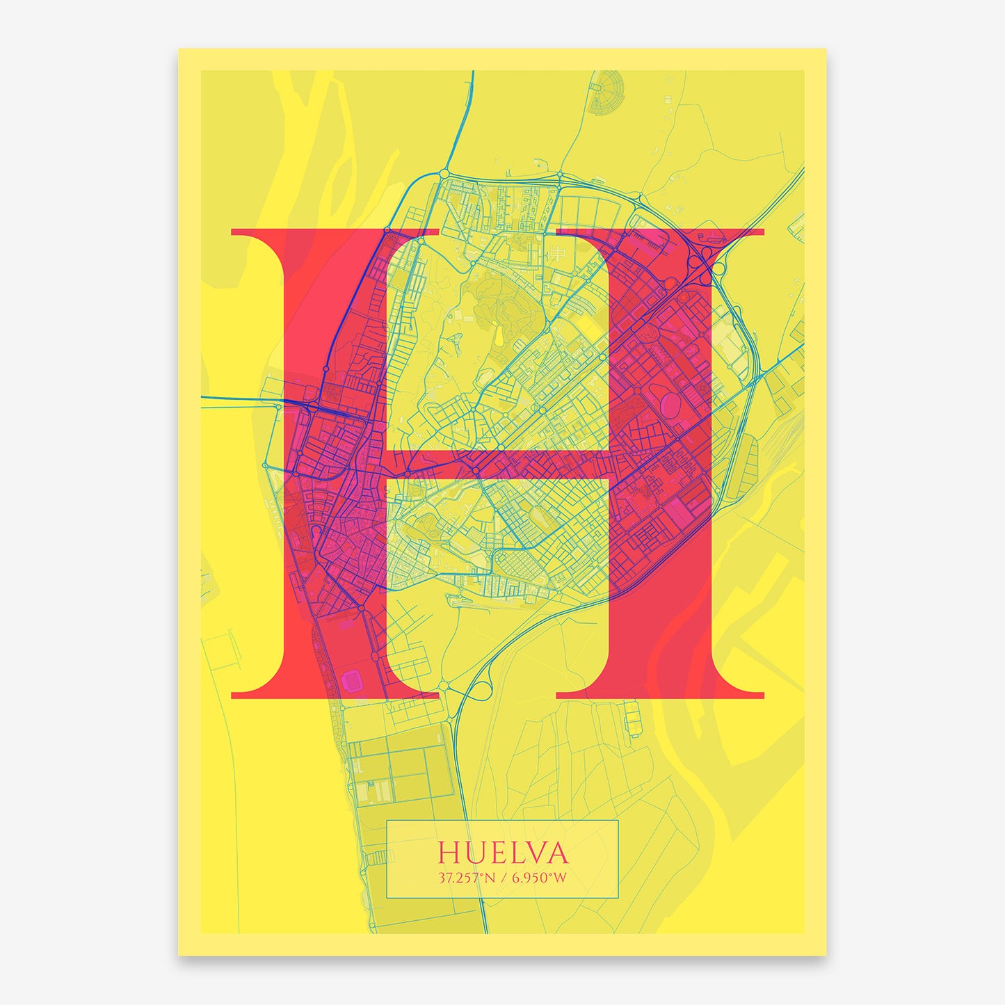 Huelva Map V06 Miami / Frame / Yes